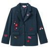 Mädchen Blazer mit Stickerei