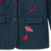 Mädchen Blazer mit Stickerei