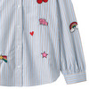 Mädchen Bluse mit Stickerei
