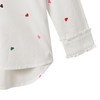 Mädchen Bluse mit Herz-Allover