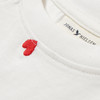 Mädchen T-Shirt mit Herz-Stickereien