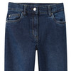 Mädchen Wide-Leg-Jeans mit verstellbarem Bund