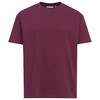 Herren T-Shirt unifarben weinrot