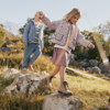 Mädchen Musselin-Wendejacke mit Blümchen