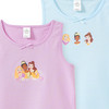 2 Disney Princess-onderhemden met prints