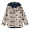 Jungen Regenjacke mit Traktor-Allover
