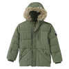 Winterjas voor jongens met capuchon
