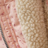 Mädchen Winterjacke mit Blümchen-Allover