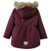 Mädchen Parka mit Fellimitat
