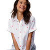 Damen Musselin-Bluse mit Stickerei
