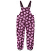 Mädchen Regenhose mit Beschichtung weinrot / rosa