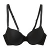 Beugel-bh voor dames in basic-look zwart