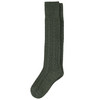 1 Paar Herren Trachtensocken mit Strickmuster dunkelgrün