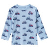 Jungen Langarmshirt mit Trecker-Motiven