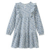 Mädchen Kleid mit Millefleur-Muster