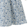 Mädchen Kleid mit Millefleur-Muster