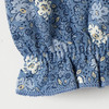 Mädchen Kleid mit Millefleur-Muster