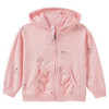 Mädchen Sweatjacke mit Blumen-Print