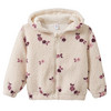 Mädchen Plüschjacke mit Allover-Muster