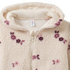 Mädchen Plüschjacke mit Allover-Muster