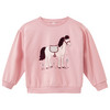 Mädchen Sweatshirt mit Pferde-Motiv
