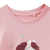 Mädchen Langarmshirt mit Pferde-Applikation