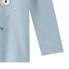 Mädchen Langarmshirt mit Pferde-Applikation