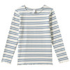Mädchen Langarmshirt mit Rippstruktur
