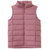 Mädchen Steppweste mit Stehkragen rosa