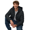 Herren Steppjacke mit abnehmbarer Kapuze