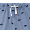 Baby Joggingshorts mit Wal-Allover