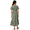 Damen Musselin-Kleid mit Allover-Print