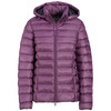 Damen Soft-Daunenjacke mit Kapuze lila