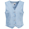 Damen Jeansweste mit Knopfleiste