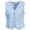 Damen Jeansweste mit Knopfleiste