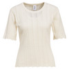 Damen Strickshirt mit Wellenbündchen