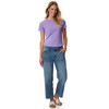 Damen T-Shirt mit Rundhalsausschnitt