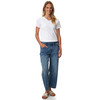 Damen T-Shirt mit V-Ausschnitt