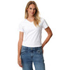 Damen T-Shirt mit V-Ausschnitt