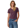 Damen T-Shirt mit V-Ausschnitt
