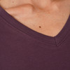 Damen T-Shirt mit V-Ausschnitt
