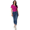 Damen T-Shirt mit V-Ausschnitt