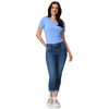 Damen T-Shirt mit V-Ausschnitt