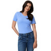 Damen T-Shirt mit V-Ausschnitt
