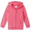Mädchen Sweatjacke im Basic-Look pink