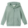 Mädchen Sweatjacke im Basic-Look oliv