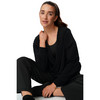 Damen Sport-Sweatshirt in Wickeloptik