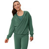 Damen Sport-Sweatshirt in Wickeloptik