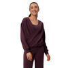 Damen Sport-Sweatshirt in Wickeloptik