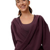 Damen Sport-Sweatshirt in Wickeloptik